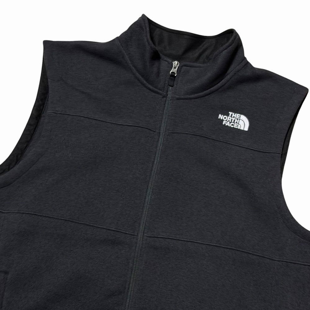 The North Face Vest Gordon Lyons Men's 2XL Black Fleece Full Zip Outdoors - Picture 2 of 11
